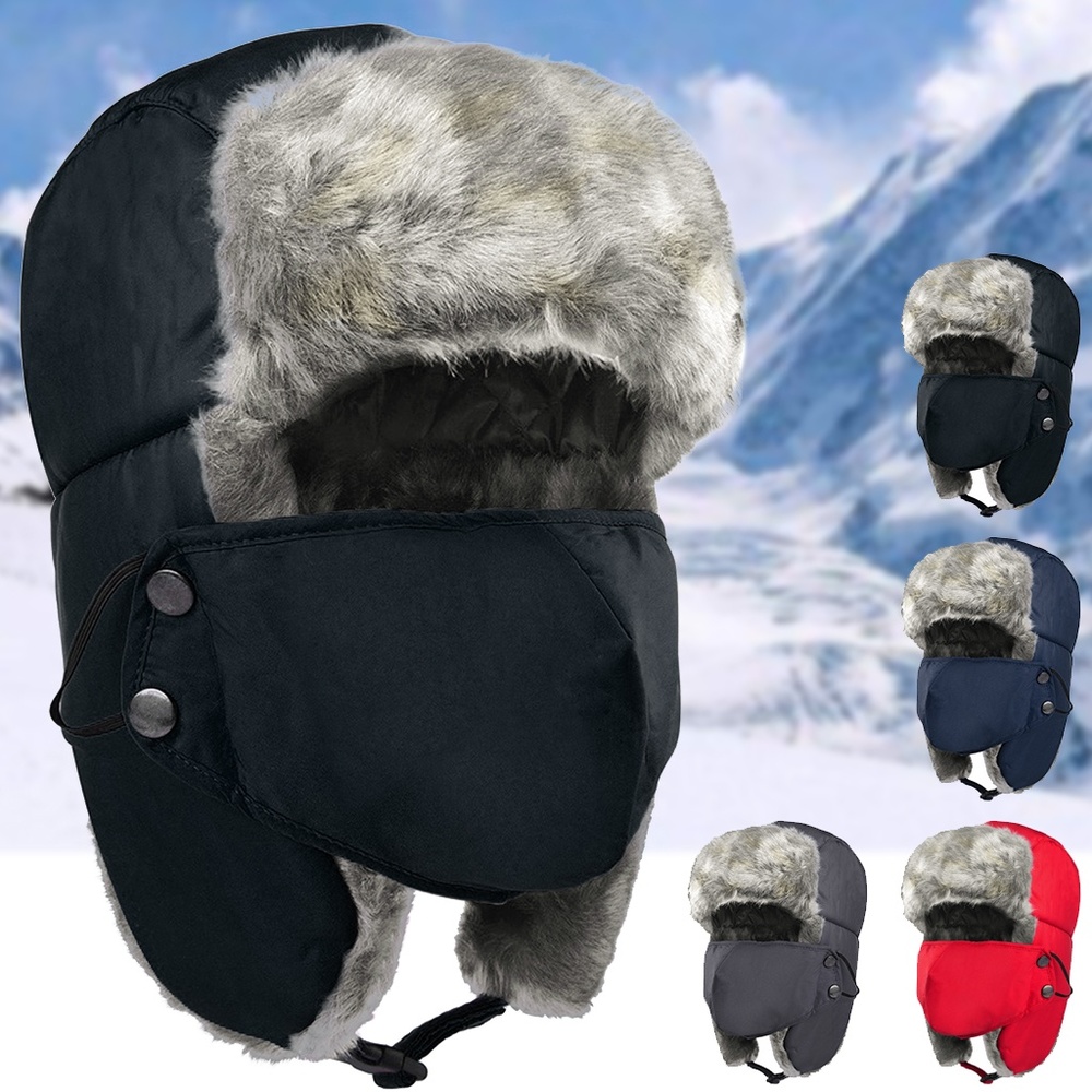 Windproof Trapper Hat Balaclava Hood Ski Hunt Hat